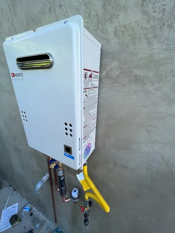 Tankless water heater installation for Penn homes