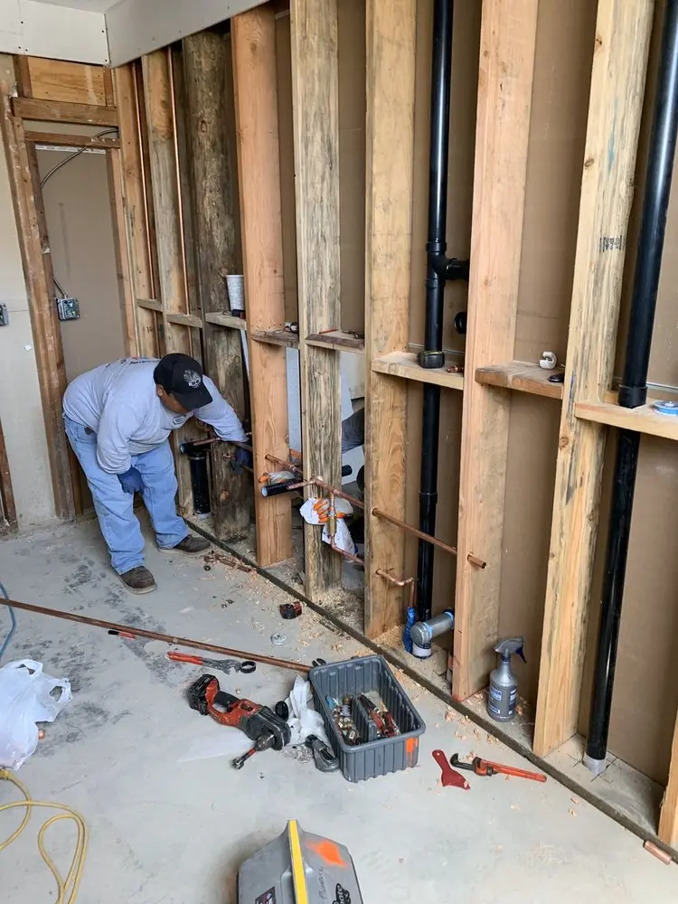 Commercial rough-in plumbing for Water Heater Replacement in Penn